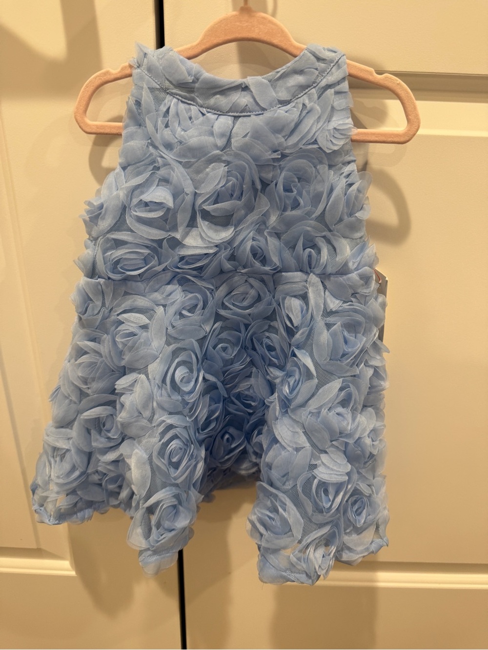Bardot Girls Light Blue Rosette Party dress-brand new!